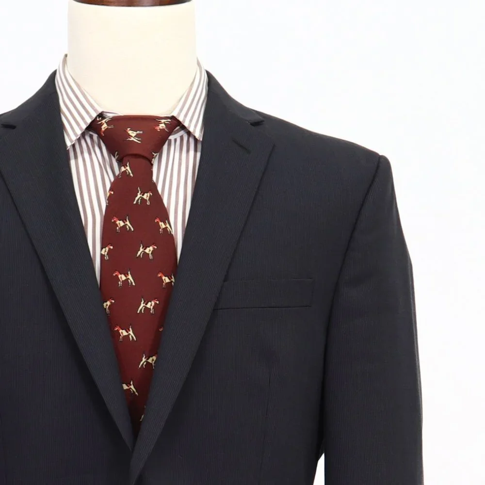 Egara 42L Gray Striped 2-Button Sport Coat Blazer Jacket V486